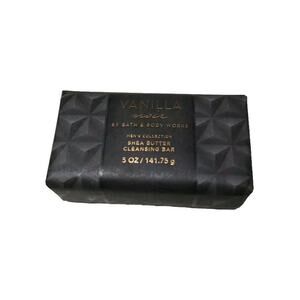 Bath & Body Works Shea Butter Cleansing Bar 5 oz Body Soap Sealed Vanilla Noir